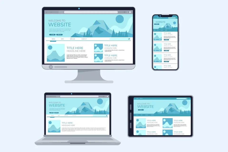 もちろんスマートフォン・タブレットも対応-名刺HP